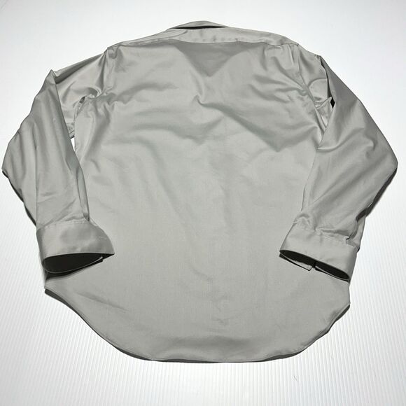 Calvin Klein OEKO-TEX men’s slim Fit shirt Size  L 16 1/2 34/35 Non Iron NWT - Picture 5 of 8